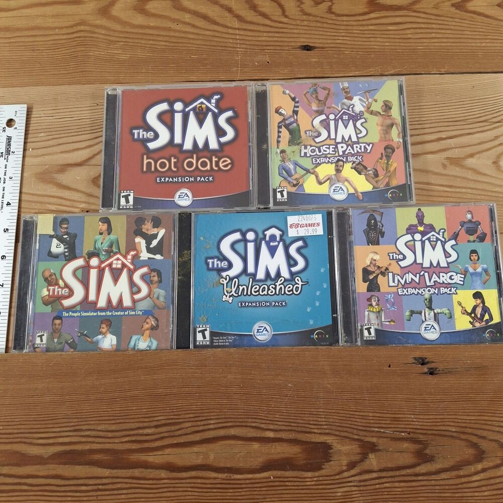 The Sims Pc Game Lot Of 5
